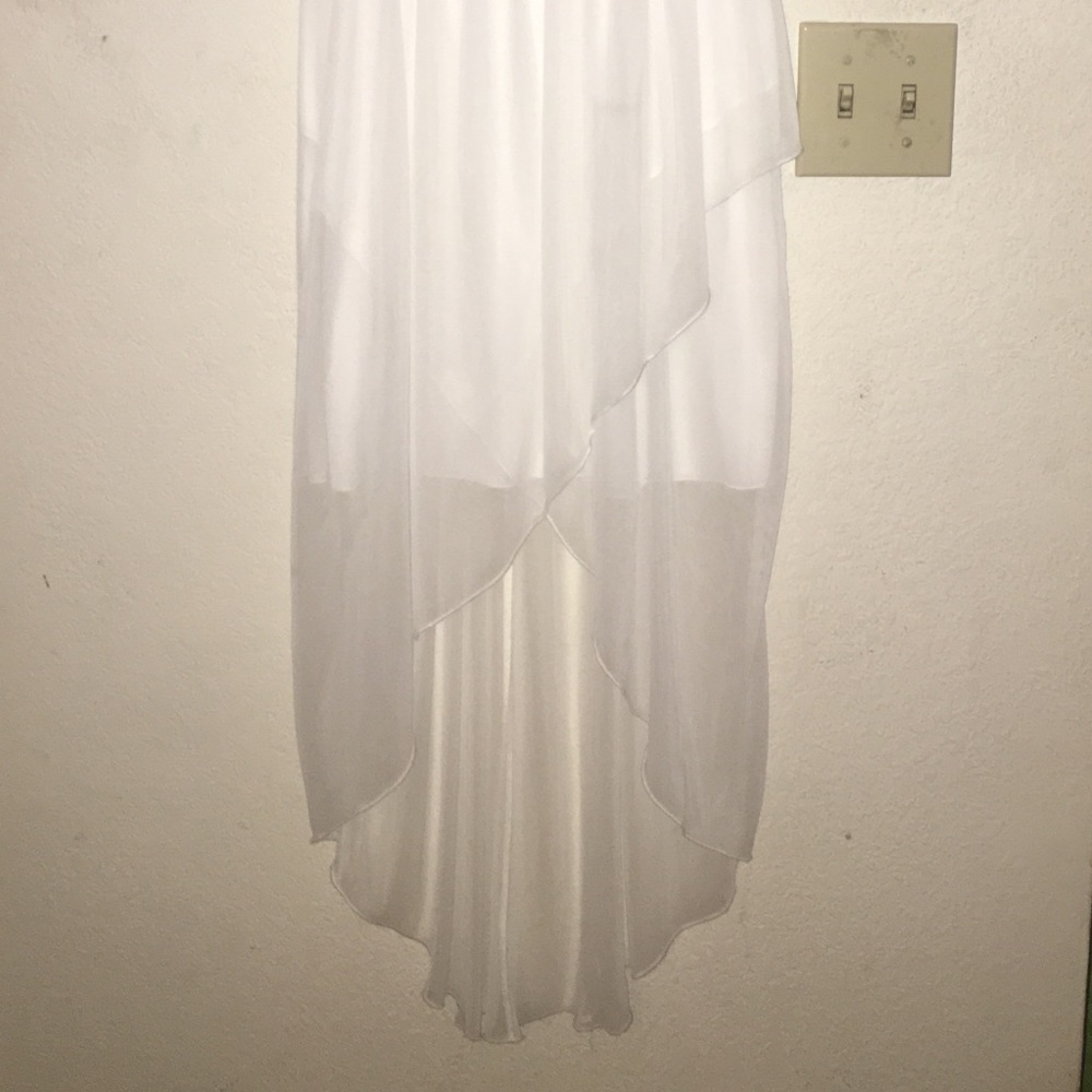 White Formal Dress - Picture 2 of 5
